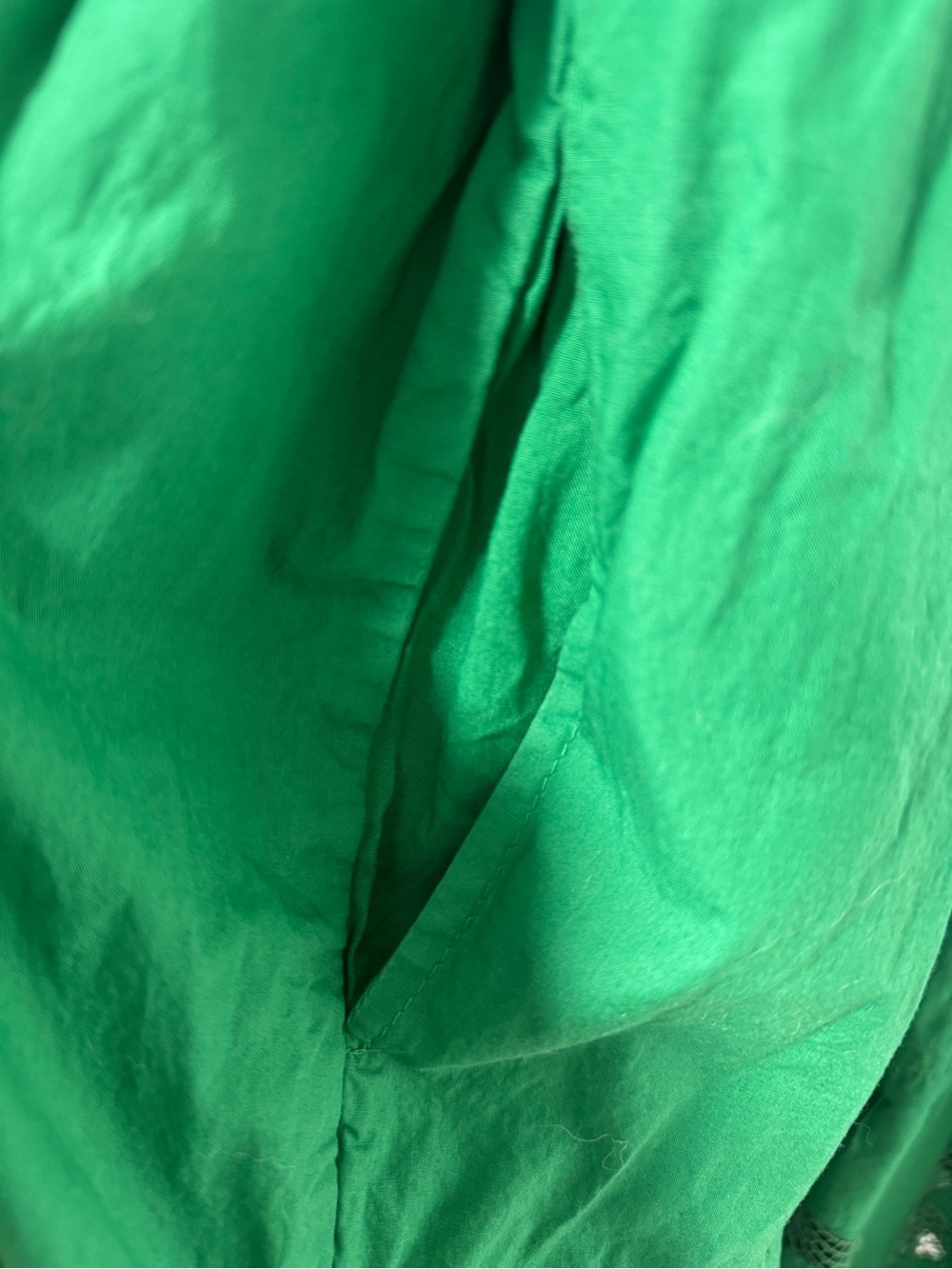 Anthropologie Maeve The Somerset Maxi Dress Eyelet Kelly Green, S/M - Picture 11 of 14